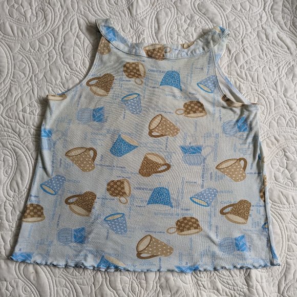 Karen Neuburger Encore Sleepwear 2 Piece Set Tank & Drawstring Cropped Pant PJs - Picture 3 of 16